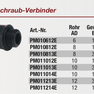 John Guest - Einschraub Verbinder