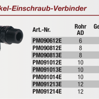 John Guest - Winkel Einschraub Verbinder