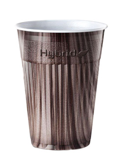 R- Hybrid Thermobecher 180 ml – Längsgeriffelt- Automatengängig